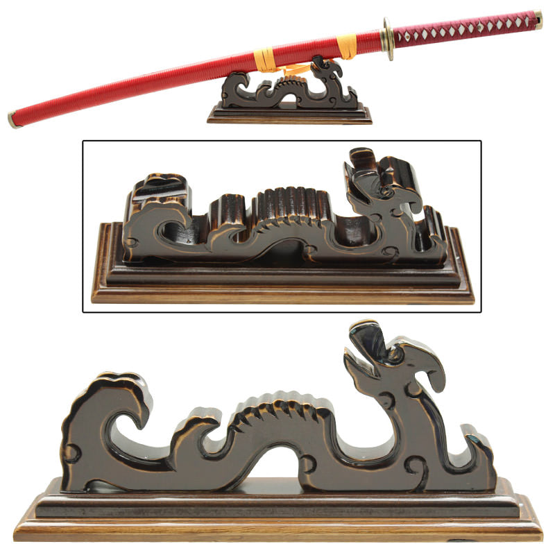 Celestial Dragon Table Top Katana Stand - TOPHATTER'S ARMORY DEALS Collectible Weapons - Tophatter Daily Deals