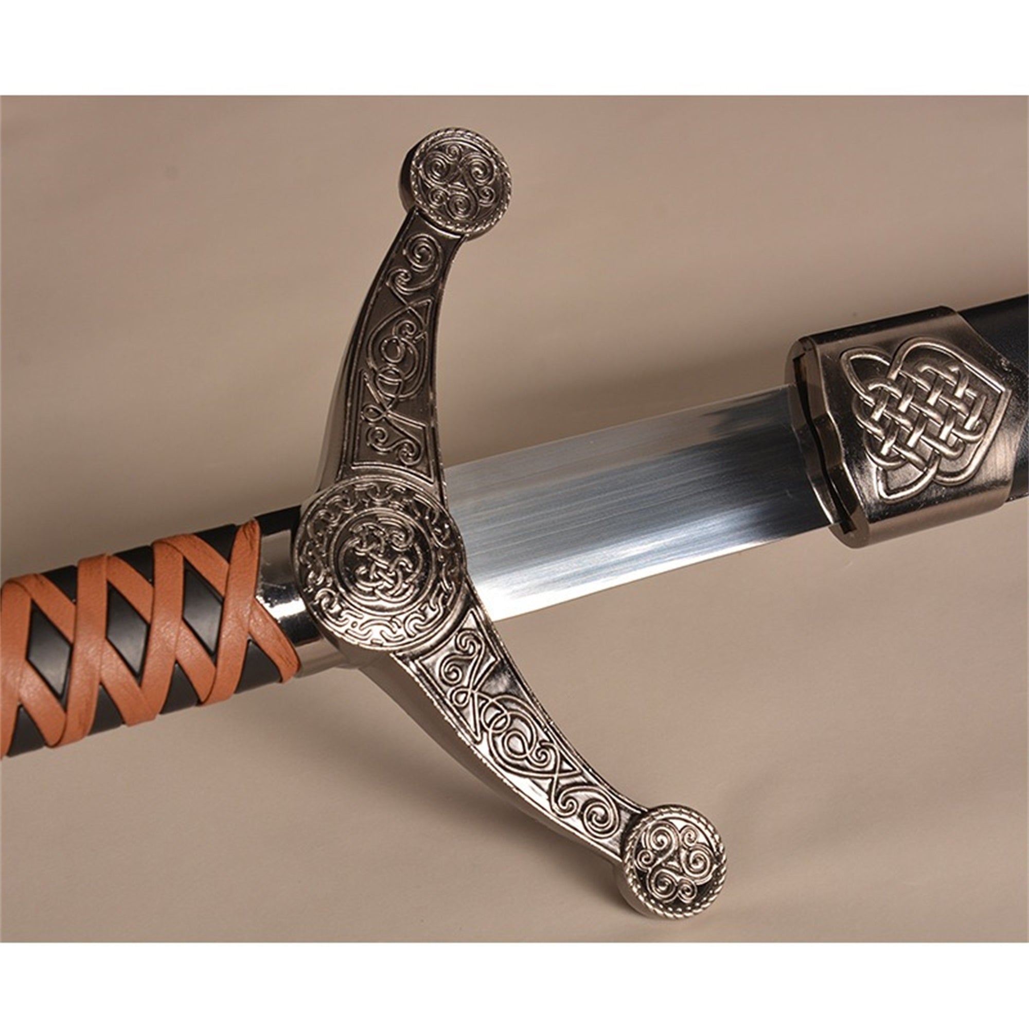 Celtic Knight Sword Life-size Cosplay Prop Metal Replica - Tophatter Daily Deals