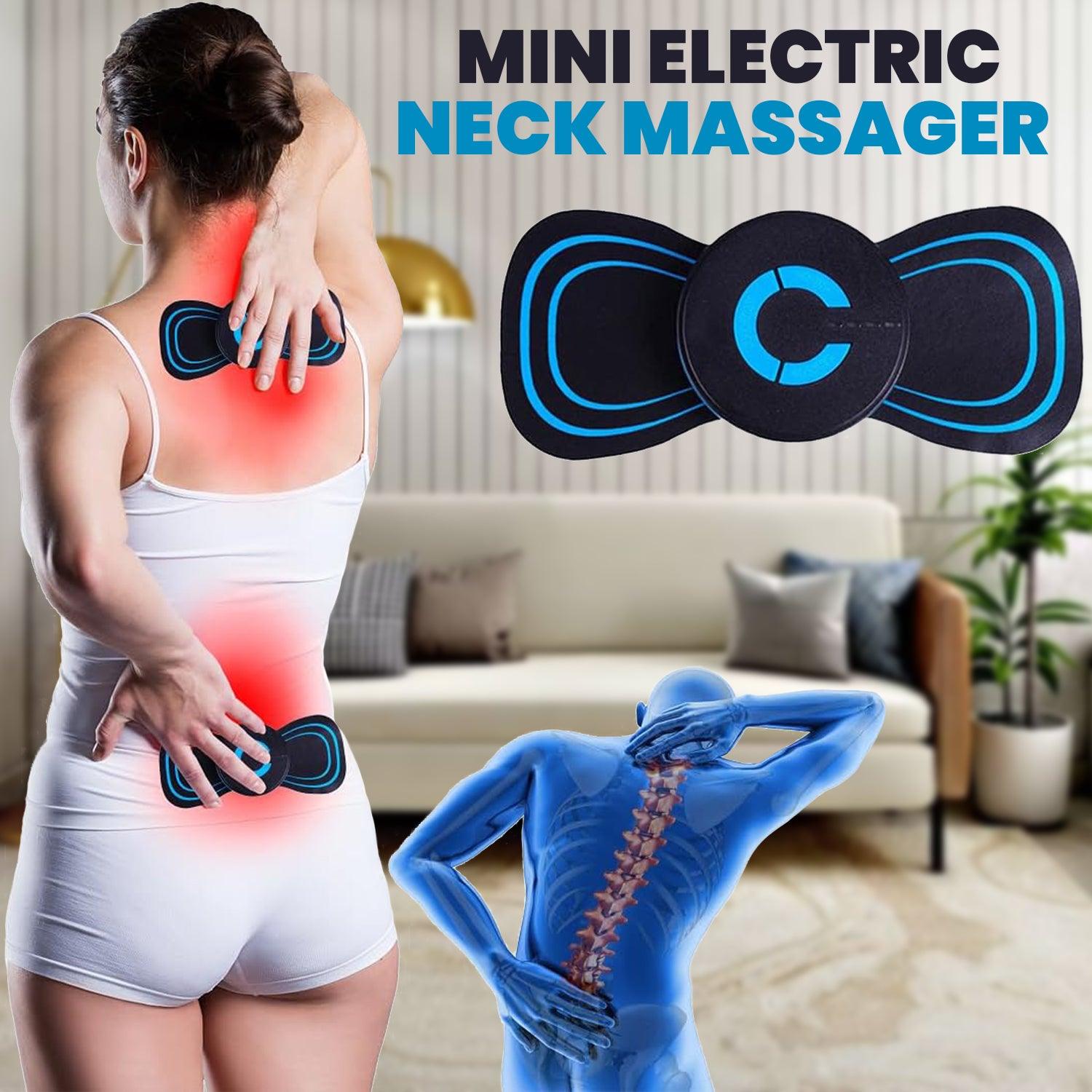 Portable Electric Neck Massager - Cervical Massage Back Massager Stimulator Health Care - Tophatter Daily Deals