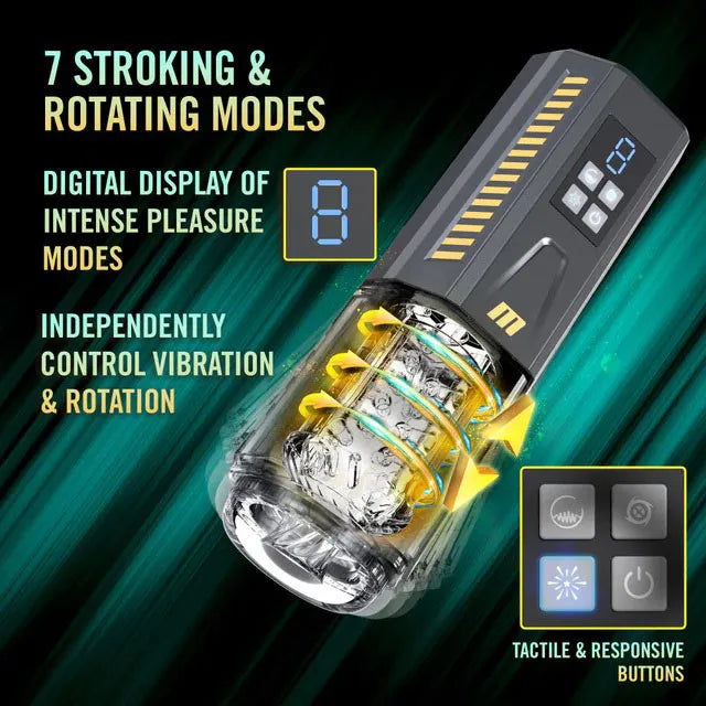 M for Men SpinMaster Pro – Luxury Automatic Male Masturbator > Sex Toys For Men > Masturbators Premium - Tophatter Daily Deals