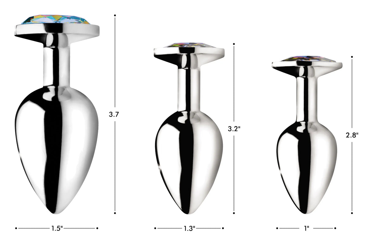 Rainbow Prism Gem Medium Butt Plug > Anal Range > Jewel Butt Plugs - Tophatter Daily Deals