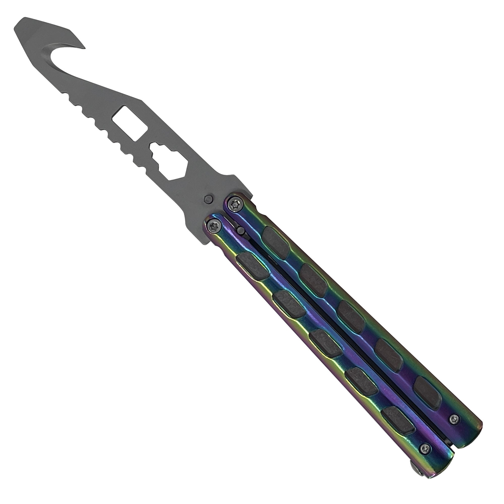 Chameleon Rainbow Butterfly Style Multitool Blade trainer with Case novelty items - Tophatter Daily Deals