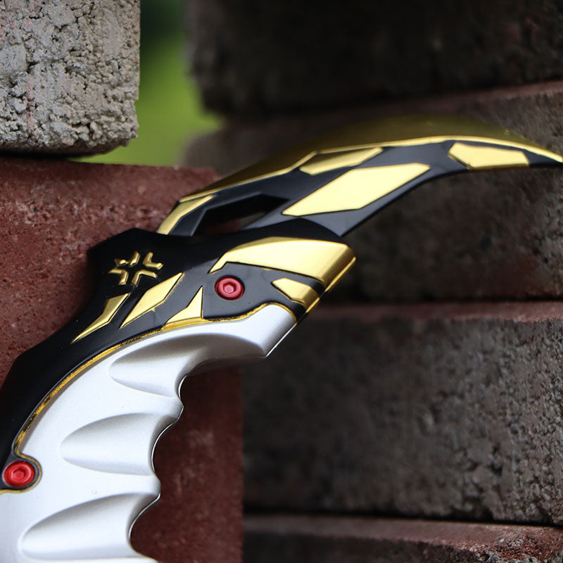 Metal Champion Karambit Blunt Blade Trainer Cosplay Prop - Tophatter Daily Deals