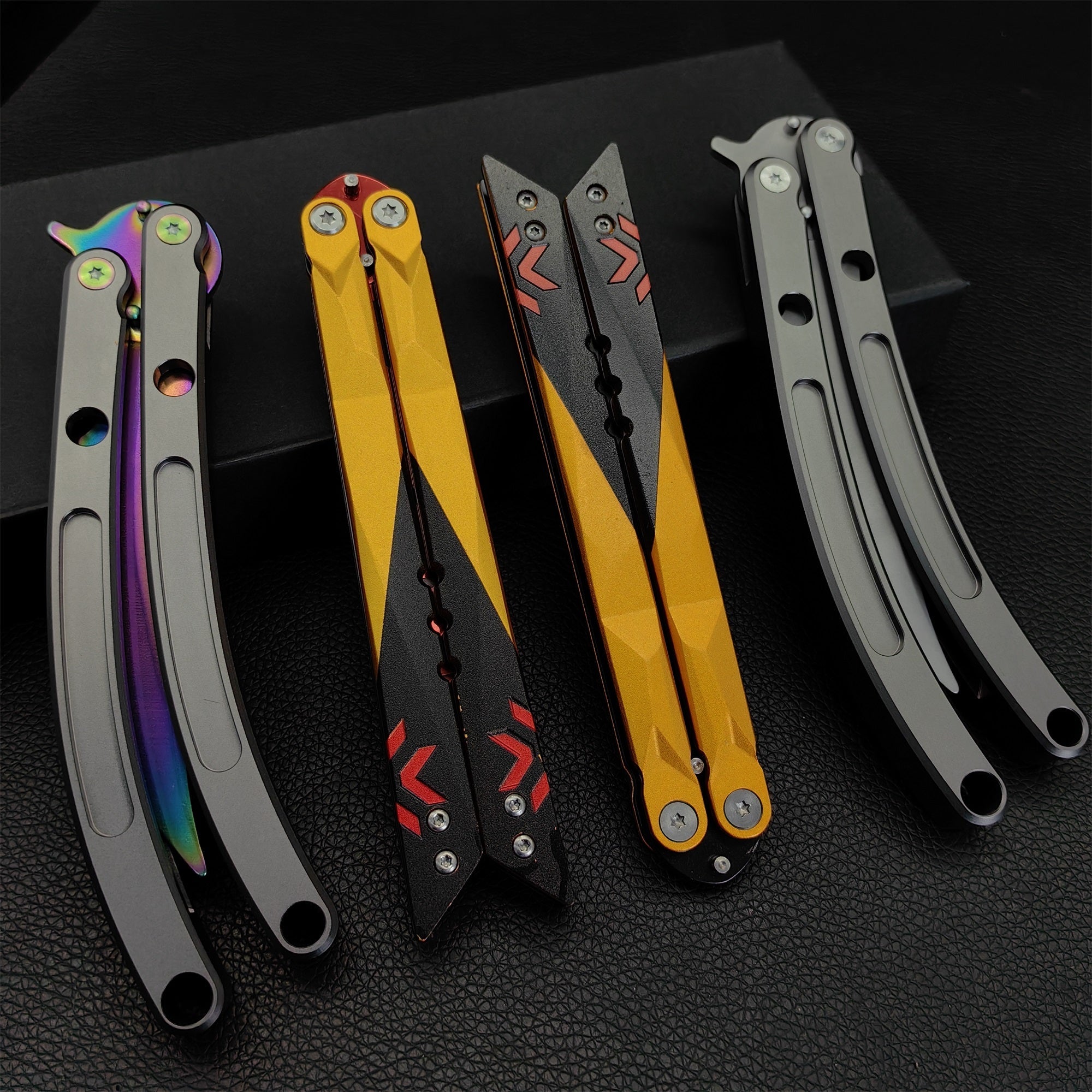 Champions Knife Black Market Butterfly Blunt Blade Balisong Trainer - Tophatter Daily Deals