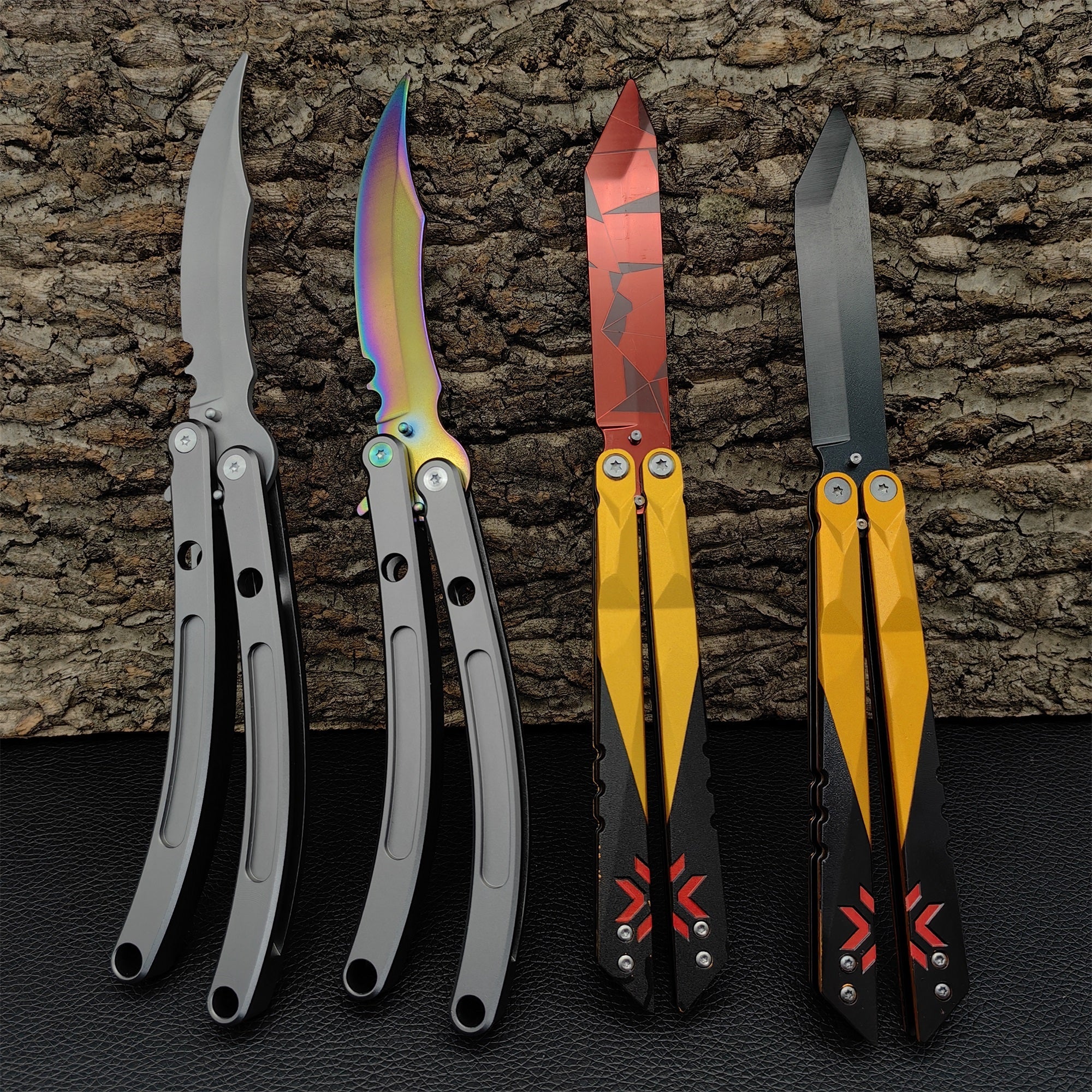 Champions Knife Black Market Butterfly Blunt Blade Balisong Trainer - Tophatter Daily Deals