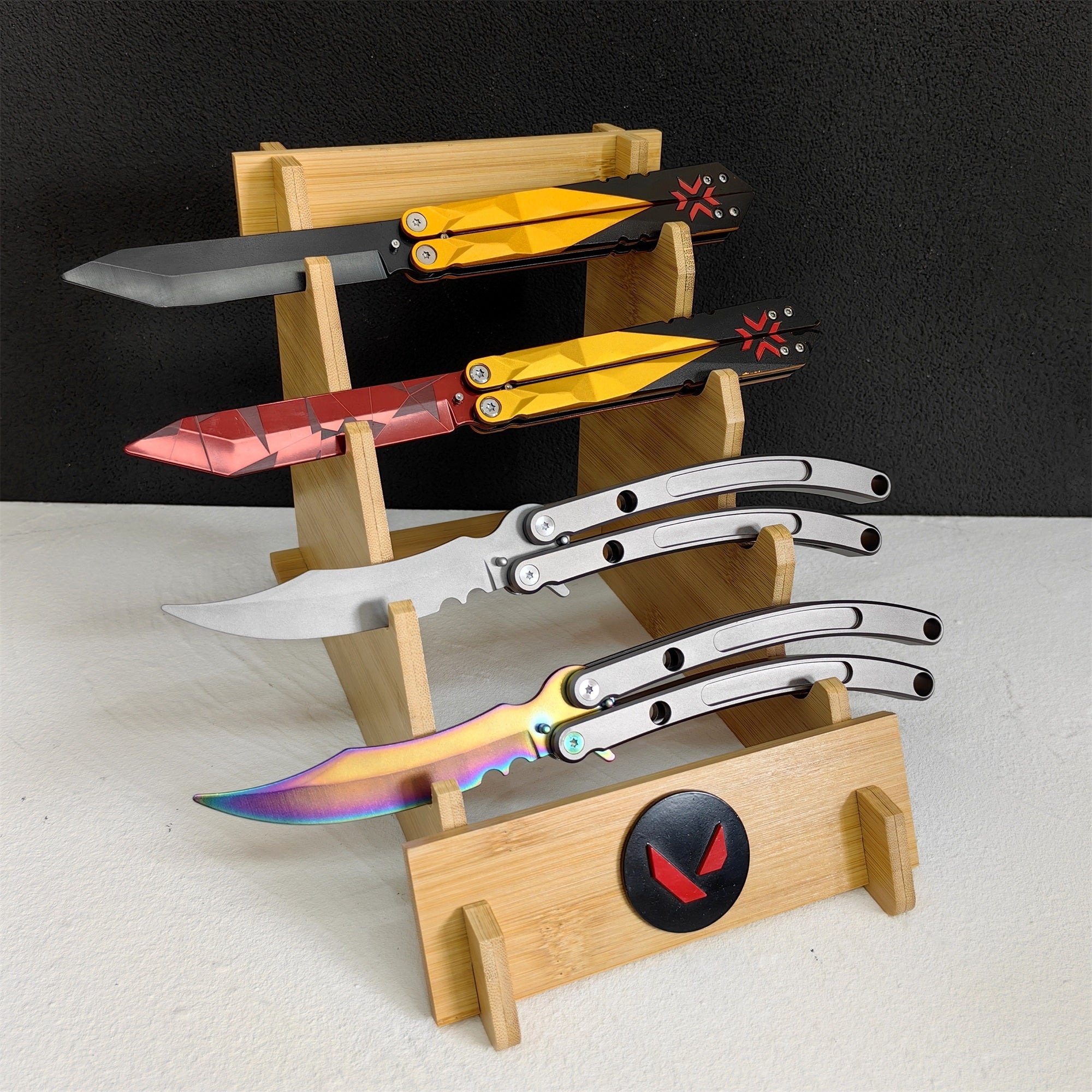 Champions Knife Black Market Butterfly Blunt Blade Balisong Trainer - Tophatter Daily Deals