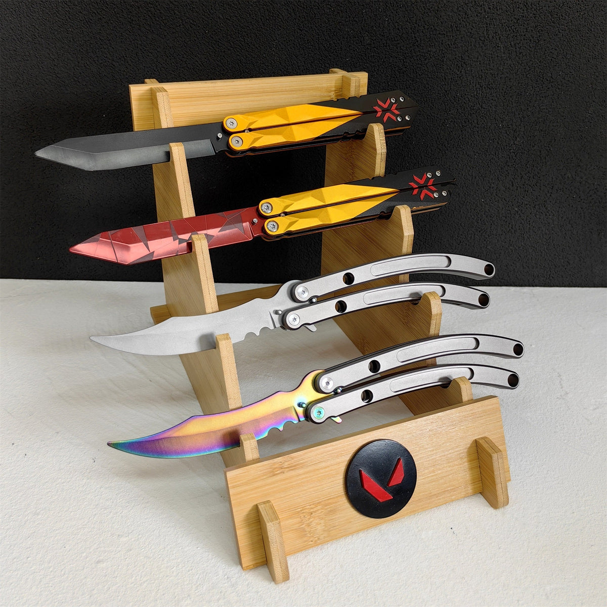Champions Knife Black Market Butterfly Blunt Blade Balisong Trainer - Tophatter Daily Deals