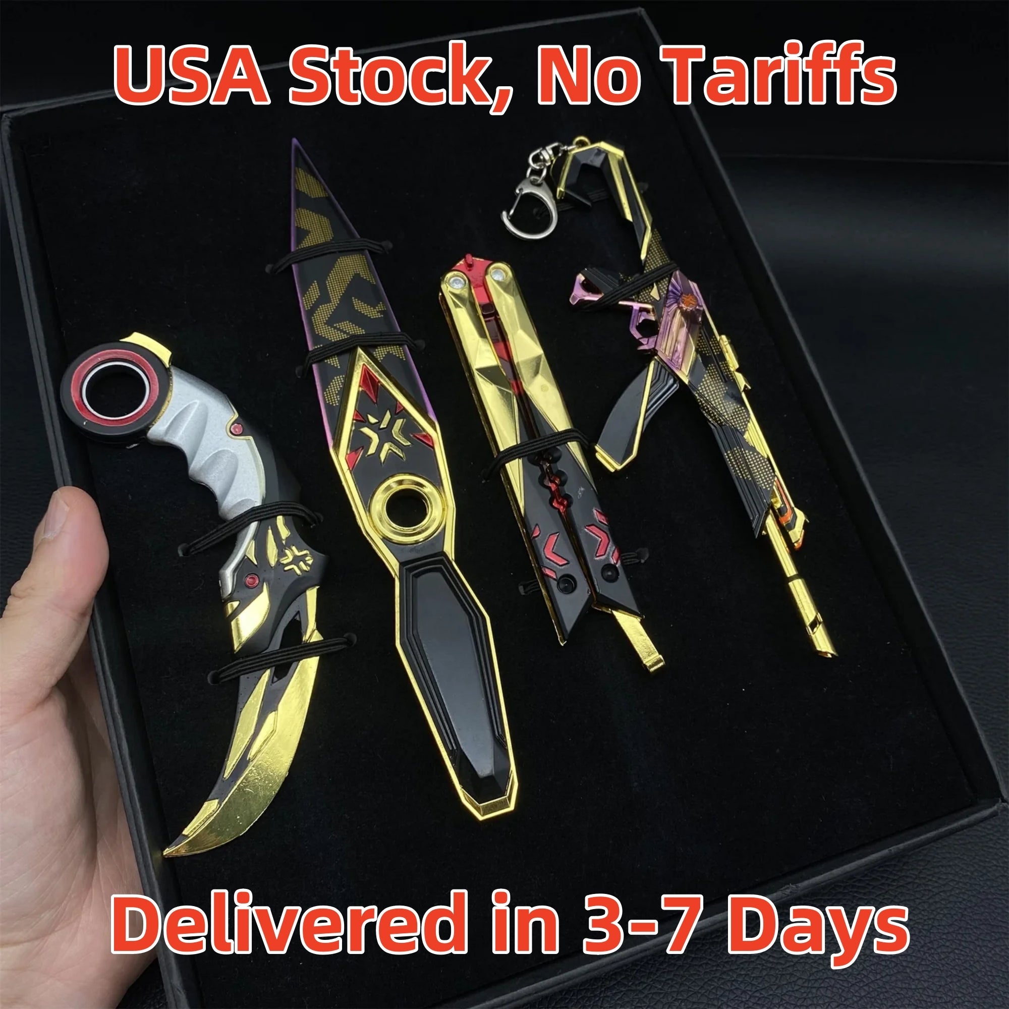 Champions Skin Metal Replica 4 In 1 Gift Box USA Only 4 In 1 Pack - Tophatter Daily Deals