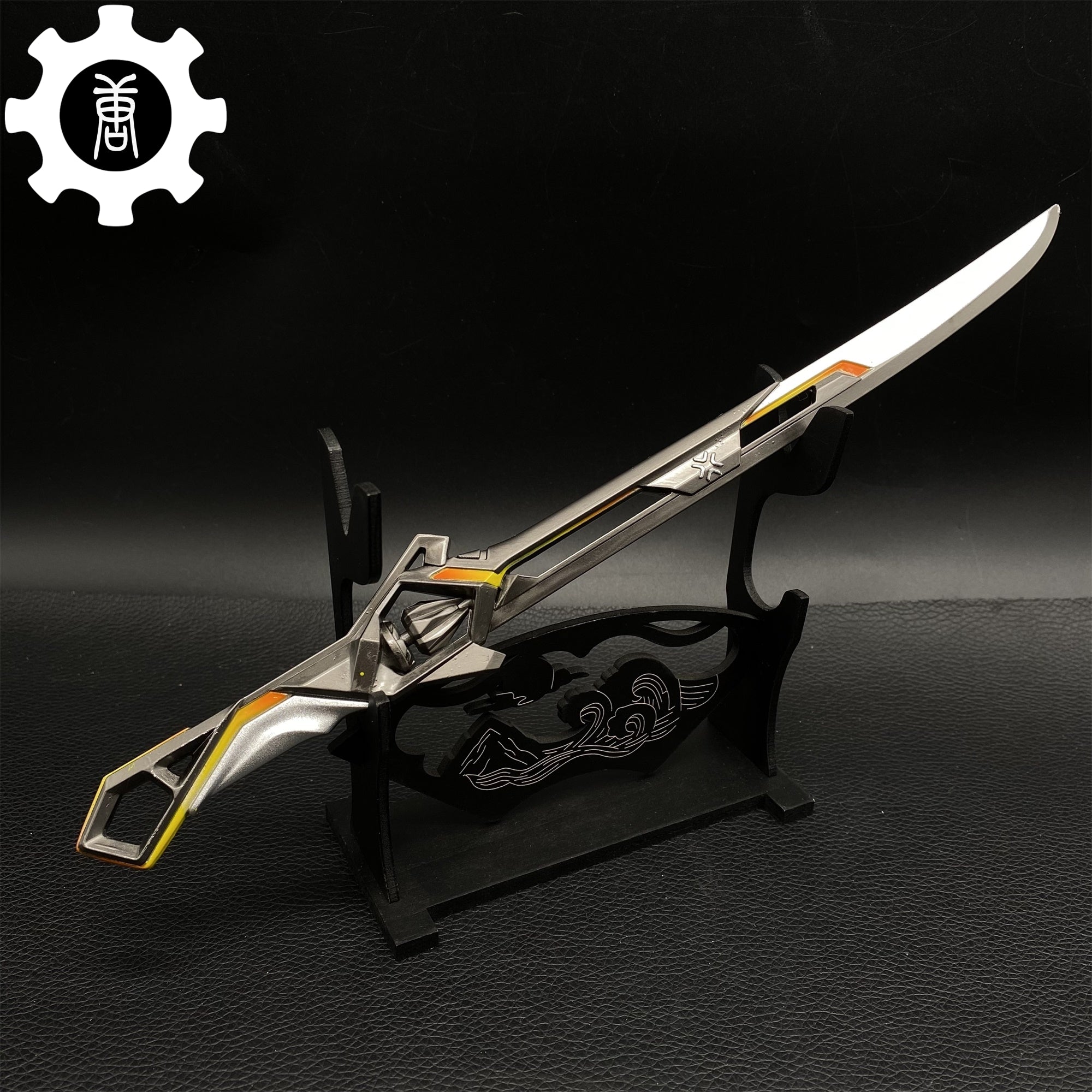 Metal Champions 2024 Blade Game Weapon 28CM & Stand - Tophatter Daily Deals