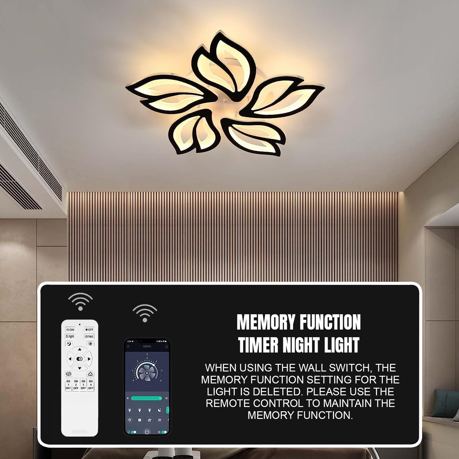Chandelier Ceiling Light – Modern Crystal Hanging Pendant Lamp for Living Room or Bedroom Electronic - Tophatter Daily Deals