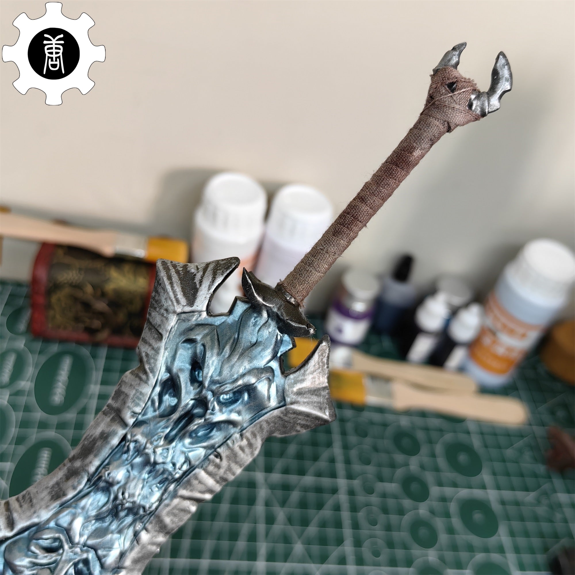 3D Printed 1: 6 Scale Chaoseater Sword Display Art - Tophatter Daily Deals