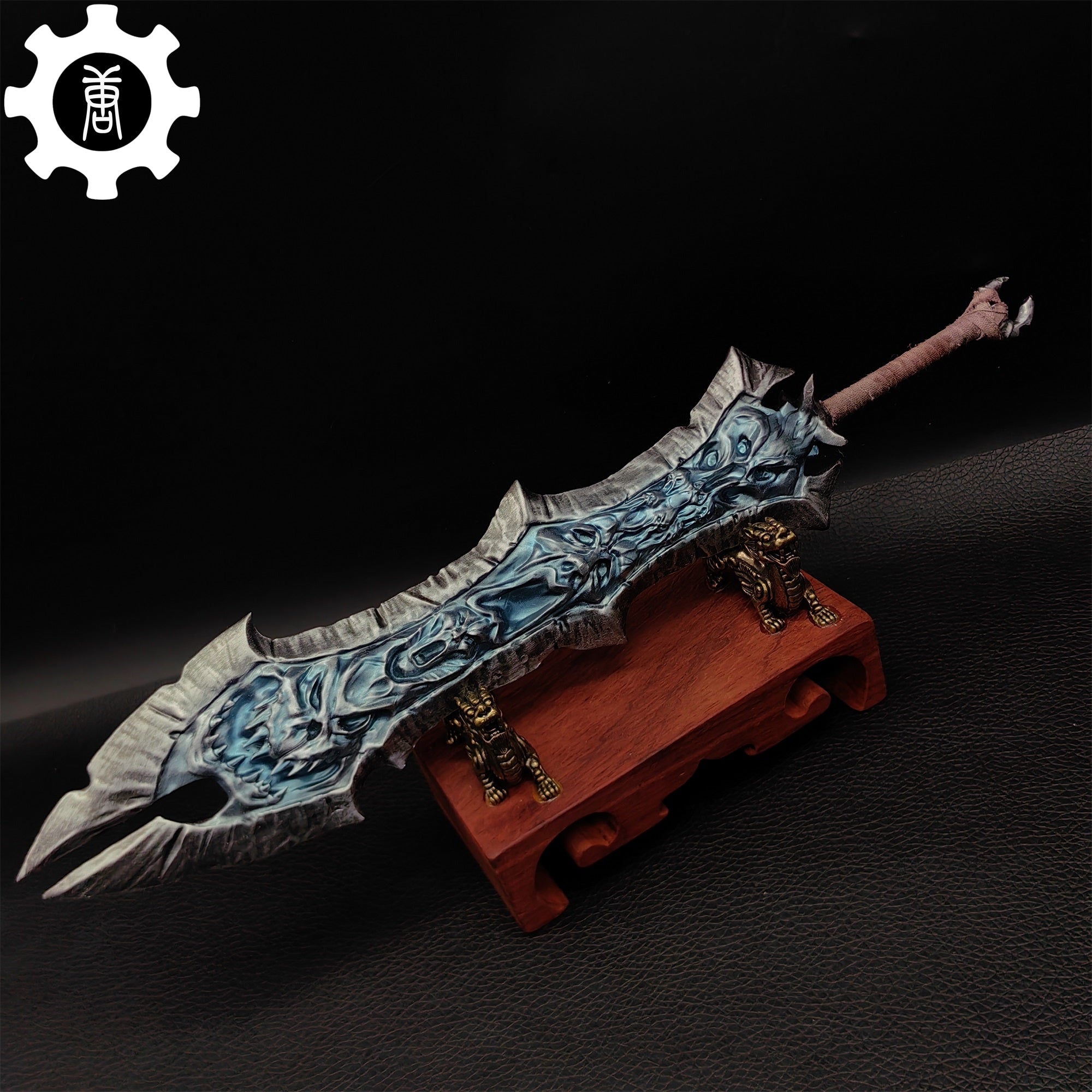 3D Printed 1: 6 Scale Chaoseater Sword Display Art - Tophatter Daily Deals