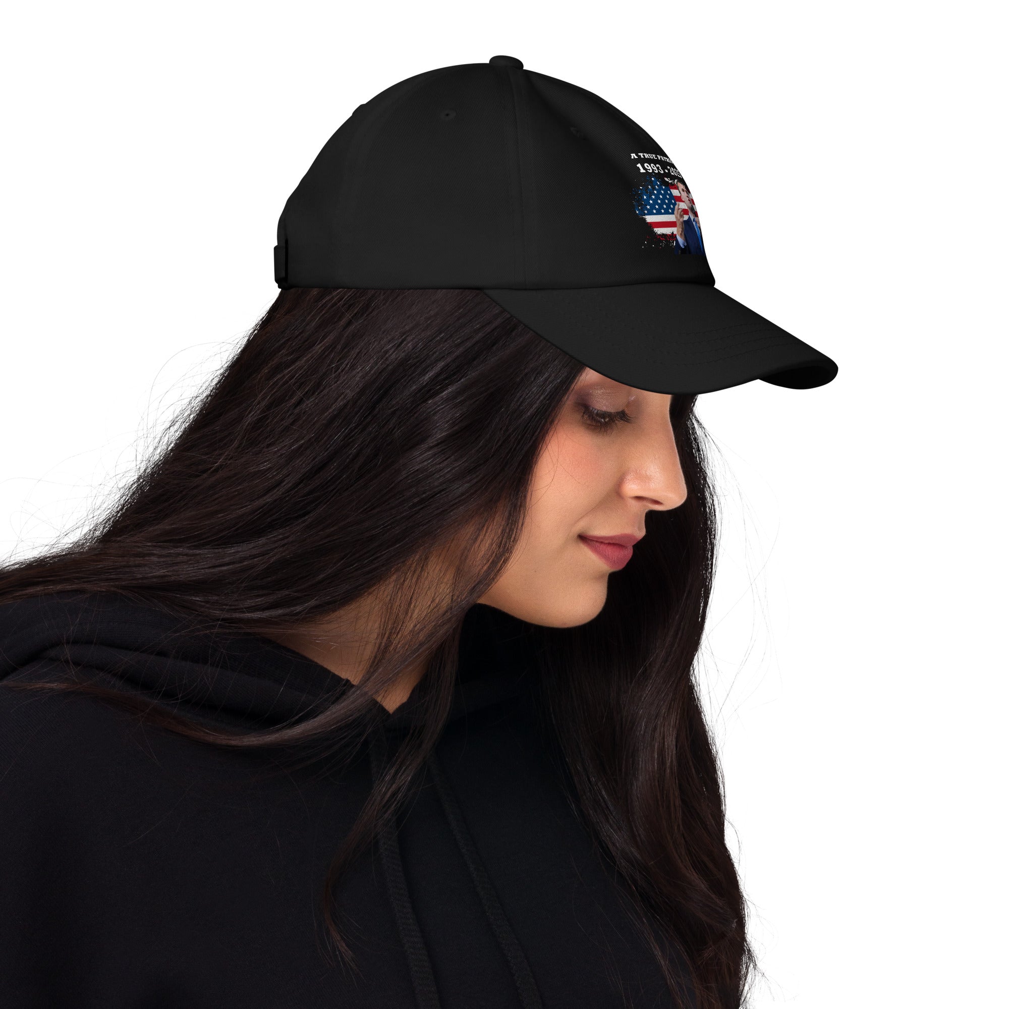 Charlie Kirk Hat, True Patriot 1993-2025 Rip Memorial American Flag Cap Printed Cap - Tophatter Daily Deals