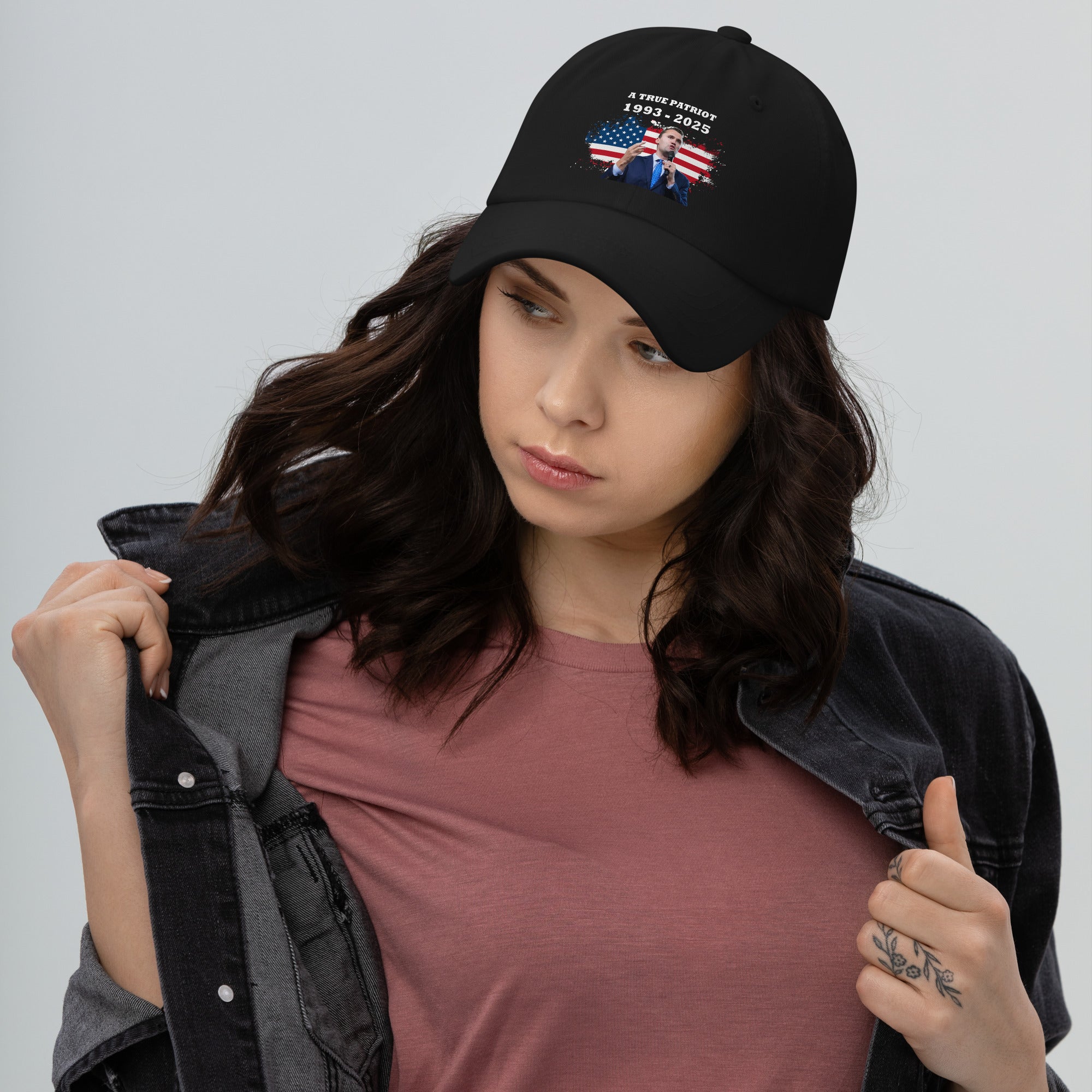 Charlie Kirk Hat, True Patriot 1993-2025 Rip Memorial American Flag Cap Printed Cap - Tophatter Daily Deals
