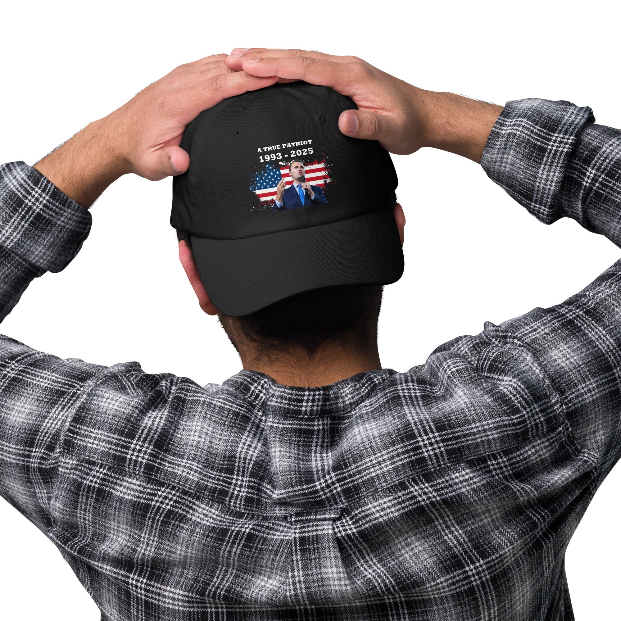 Charlie Kirk Hat, True Patriot 1993-2025 Rip Memorial American Flag Cap Printed Cap - Tophatter Daily Deals