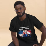 Charlie Kirk Shirt, True Patriot 1993-2025 RIP Memorial American Flag Shirt T-Shirt - Tophatter Daily Deals