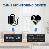 Blood Pressure Machine - Wireless Upper Arm Blood Pressure Monitor ECG Monitor 2 in 1 Machine Free APP Health Care - Tophatter Daily Deals