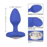 Cheeky Gems Medium Rechargeable Vibrating Probe – Flexible Silicone Vibrator > Anal Range > Jewel Butt Plugs - Tophatter Daily Deals