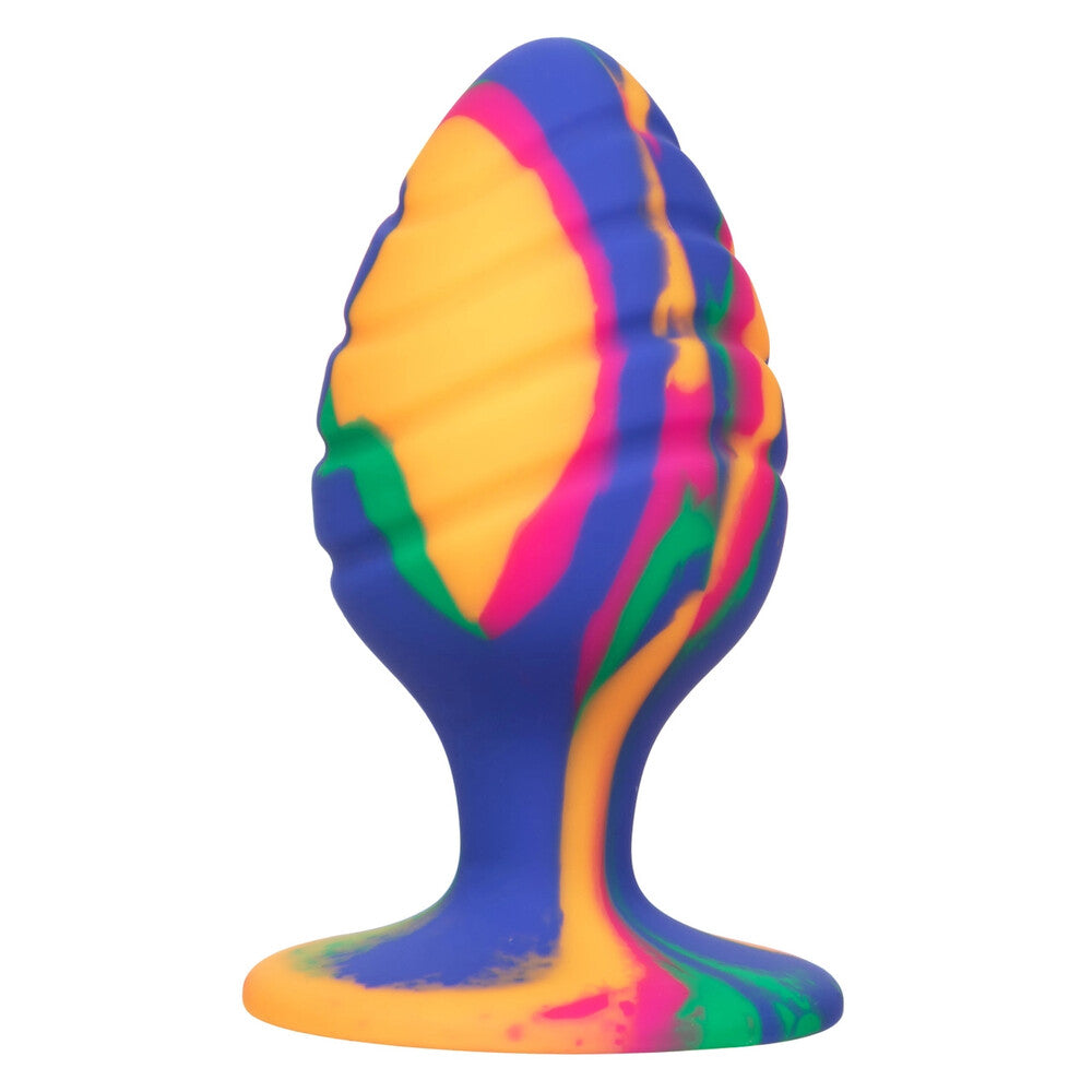 Cheeky Large Swirl Tie Dye – Colorful Large Butt Plug > Anal Range > Butt Plugs - Tophatter Daily Deals