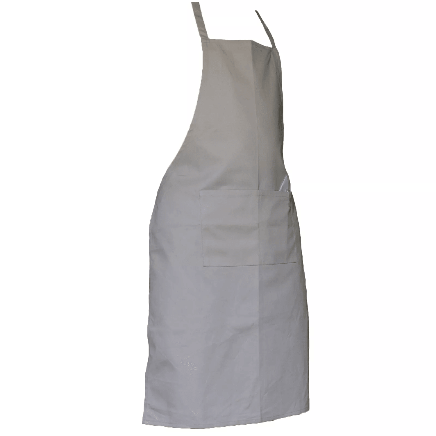Waterproof Kitchen Apron - Plain Apron for Cooking Chefs Baking Pocket Craft BBQ Front Butcher Catering Grey Clothing - Tophatter Daily Deals
