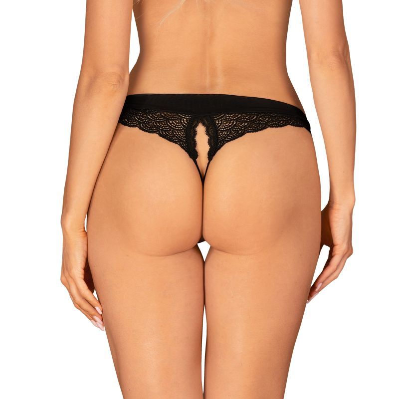 Chemeris Crotchless Panties Black > Clothes > Panties - Tophatter Daily Deals