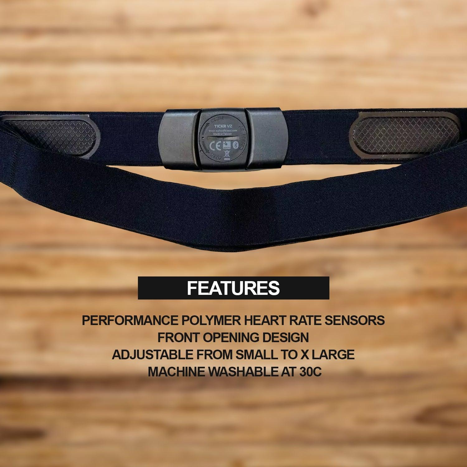 Heart Rate Monitor Chest Strap - Wireless Heart Health Monitoring Device with Heart Strain, Breathing Rate, Heart Rhythm and Fitness Tracking Type 2 Exercise & Fitness - Tophatter Daily Deals