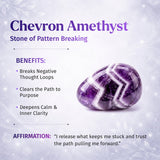 Cycle Breaker - Chevron Amethyst Point of Transformation Furniture & Decor - Tophatter Daily Deals