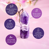Cycle Breaker - Chevron Amethyst Point of Transformation Furniture & Decor - Tophatter Daily Deals