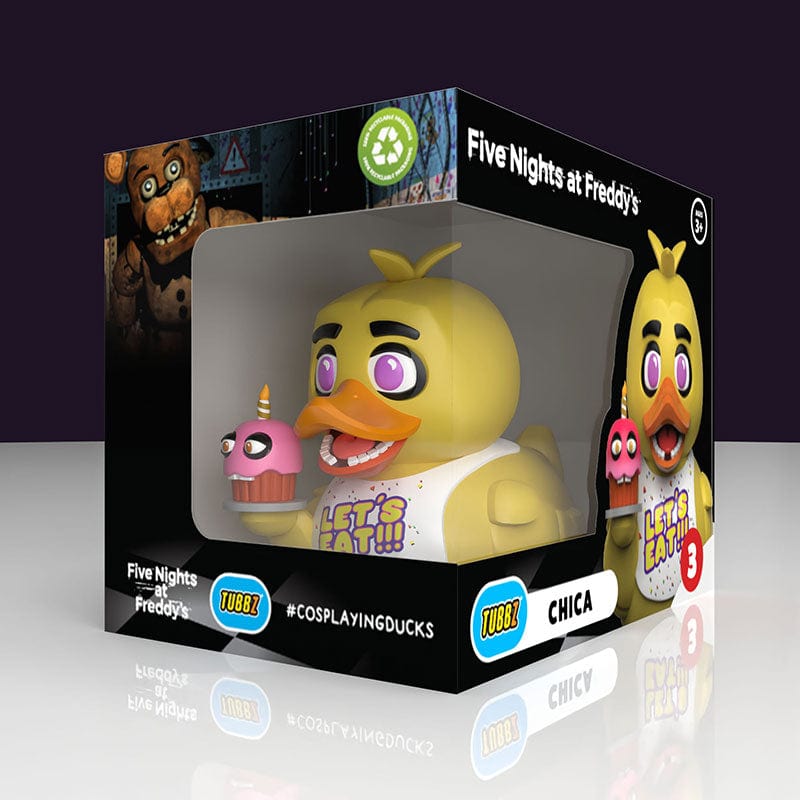 Five Nights At Freddy's: Chica TUBBZ (Boxed Edition) TUBBZ Collectible Duck - Tophatter Daily Deals
