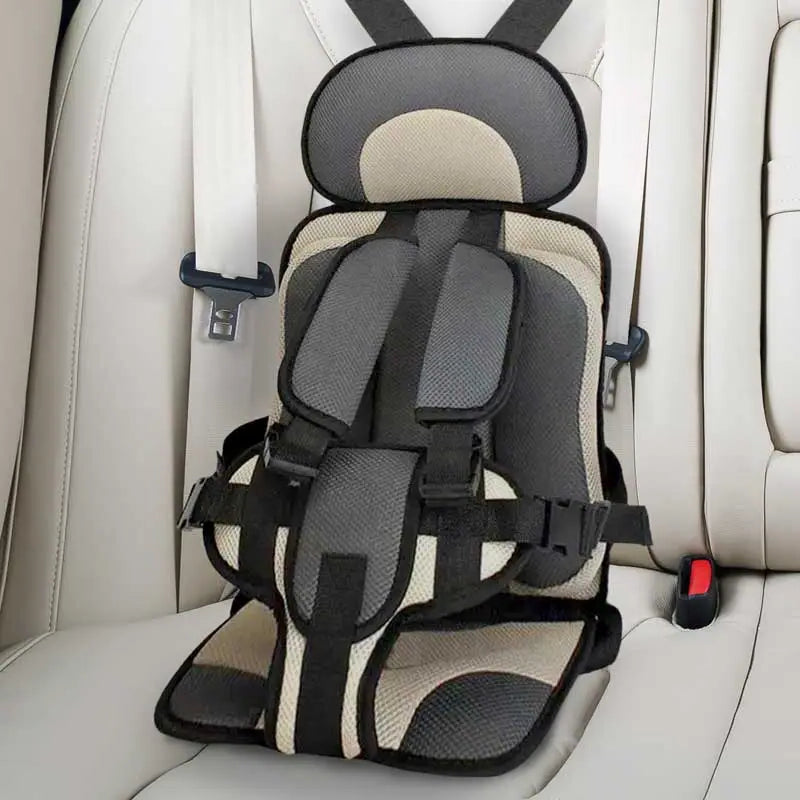 Car Booster Seat Cushion Child Protection Back To School Charcoal - Tophatter Daily Deals