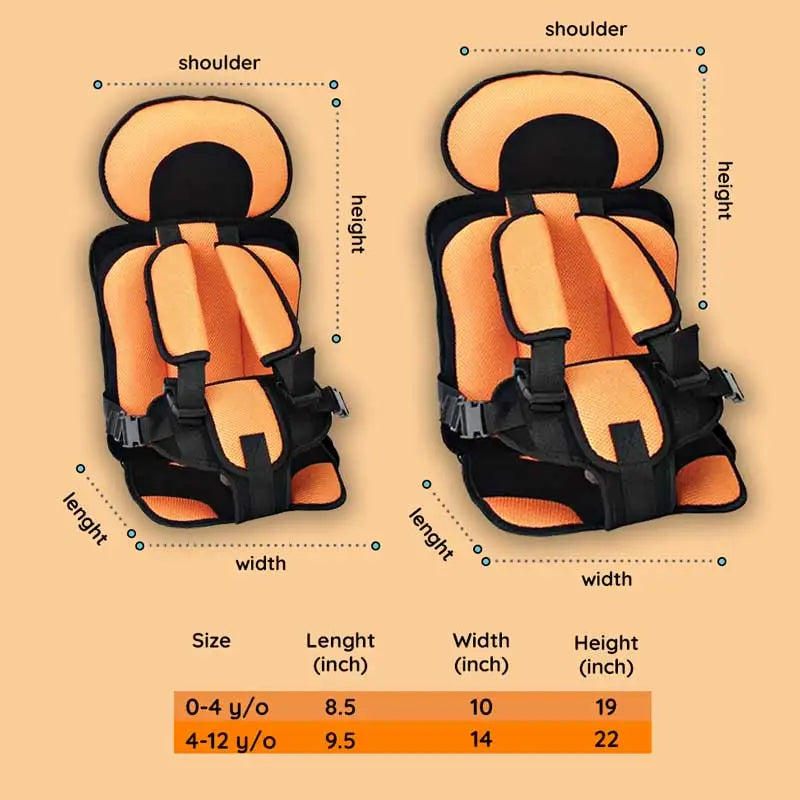 Car Booster Seat Cushion Child Protection Back To School - Tophatter Daily Deals
