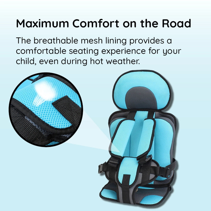Child Car Seat Cushion Safety Pad Easy Install Comfortable - Tophatter Daily Deals