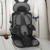Child Car Seat Cushion Safety Pad Easy Install Comfortable Gray - Tophatter Daily Deals