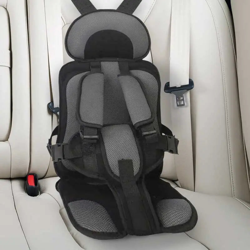 Child Car Seat Cushion Safety Pad Easy Install Comfortable Gray - Tophatter Daily Deals