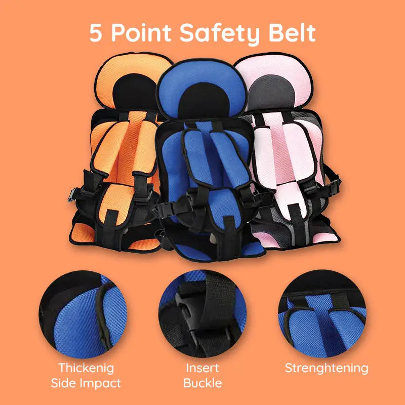 Child Car Seat Cushion Safety Pad Easy Install Comfortable - Tophatter Daily Deals