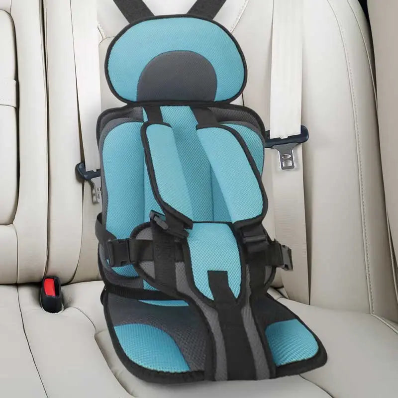 Child Car Seat Cushion Safety Pad Easy Install Comfortable Light Blue - Tophatter Daily Deals