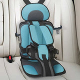 Child Car Seat Cushion Safety Pad Easy Install Comfortable Light Blue - Tophatter Daily Deals