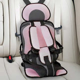 Child Car Seat Cushion Safety Pad Easy Install Comfortable Pink - Tophatter Daily Deals