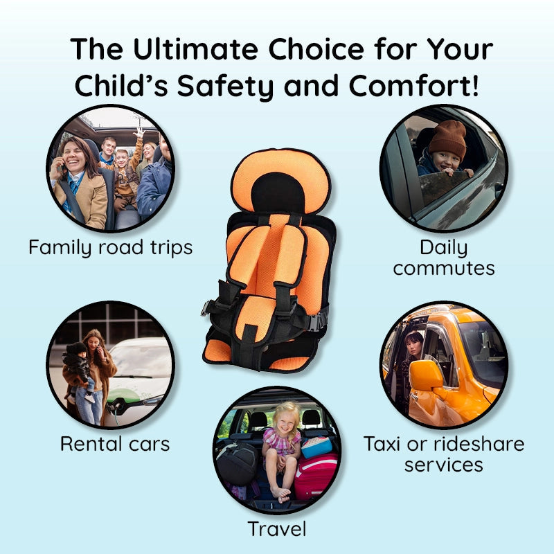 Child Car Seat Cushion Safety Pad Easy Install Comfortable - Tophatter Daily Deals
