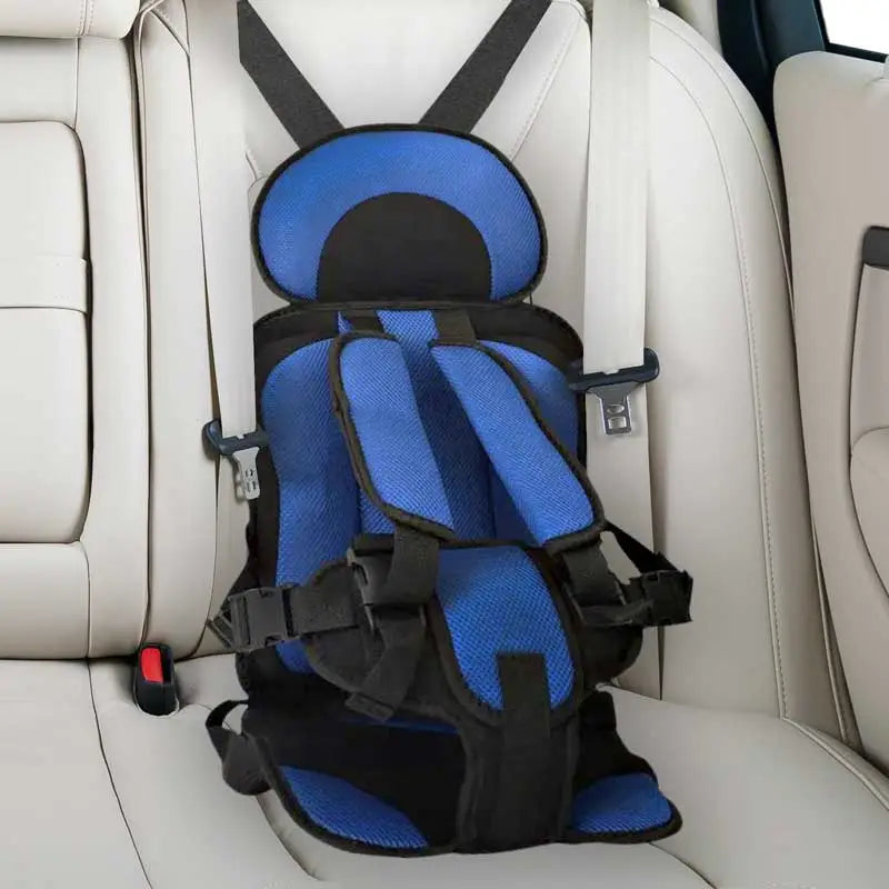 Child Car Seat Cushion Safety Pad Easy Install Comfortable Blue - Tophatter Daily Deals