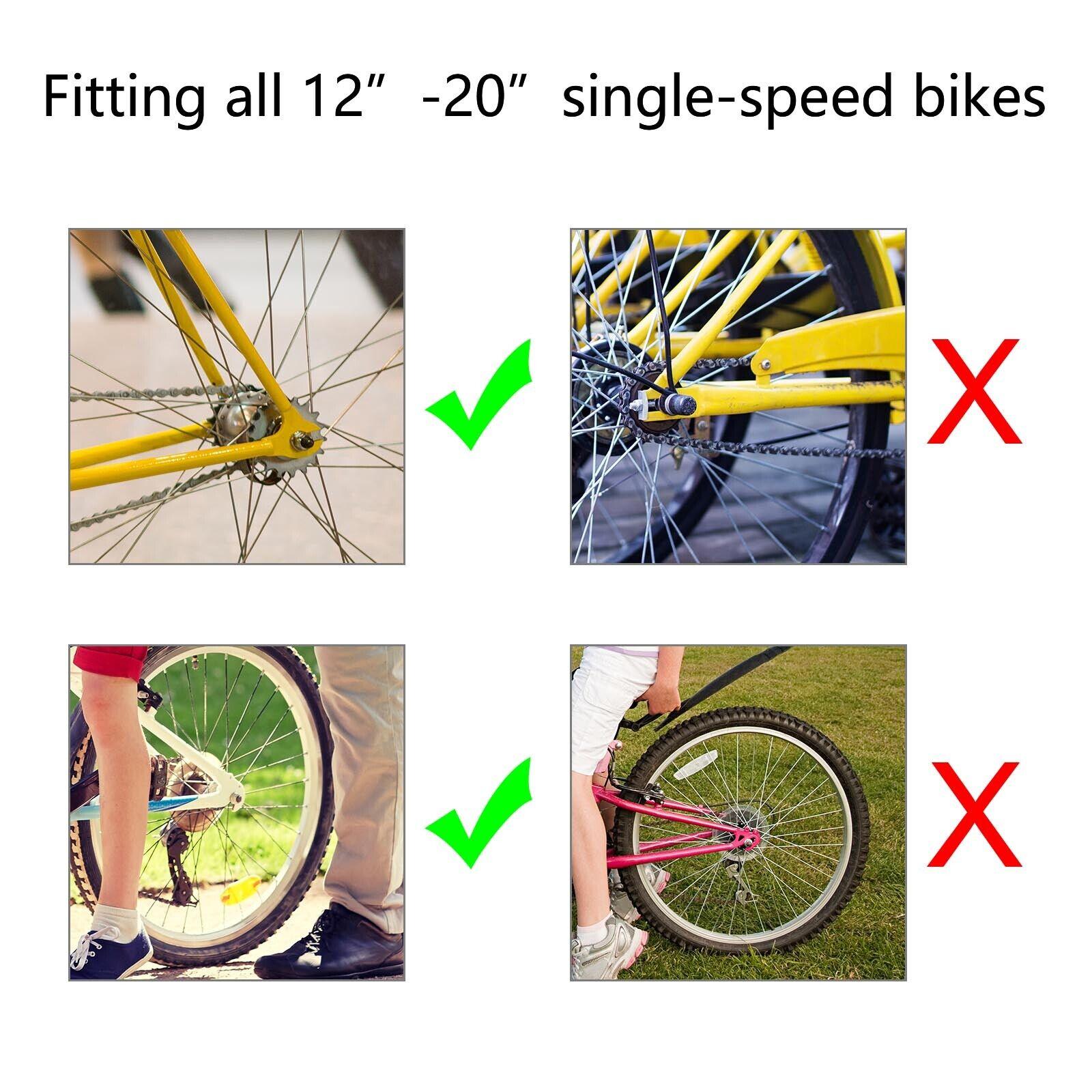 Halfords Bike Stabilisers - LED Flash Children Bicycle Stabilisers Kids Training Cycle Wheel For 12-20" Bike Cycling - Tophatter Daily Deals