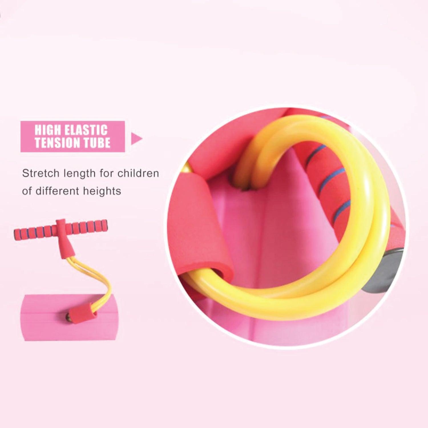 Pogo Sticks for Kids - Foam Pogo Jumper for Kids, Pink children's fitness toys, outdoor jumping balance sense indoor Fitness - Tophatter Daily Deals