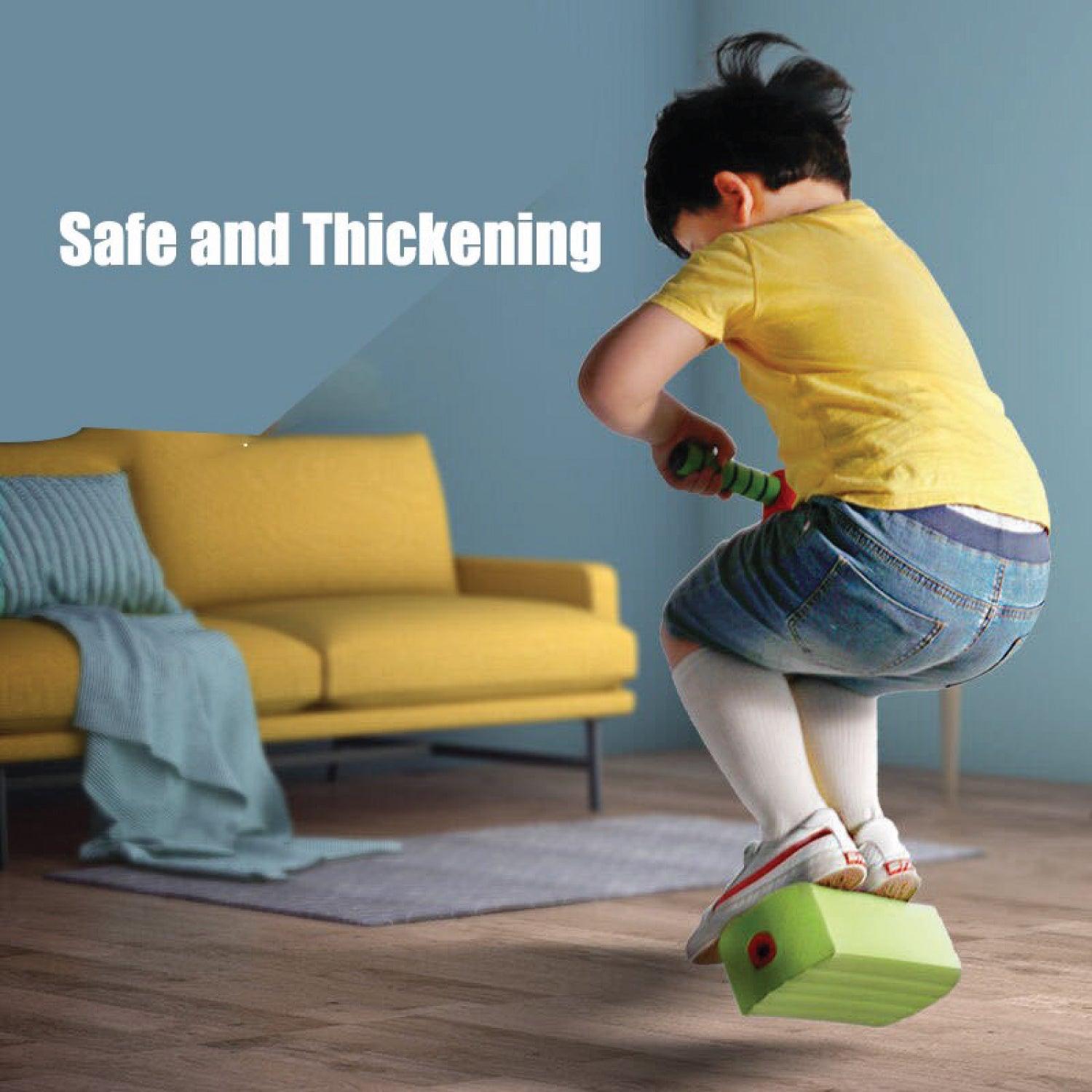 Pogo Sticks for Kids - Foam Pogo Jumper for Kids, Pink children's fitness toys, outdoor jumping balance sense indoor Fitness - Tophatter Daily Deals