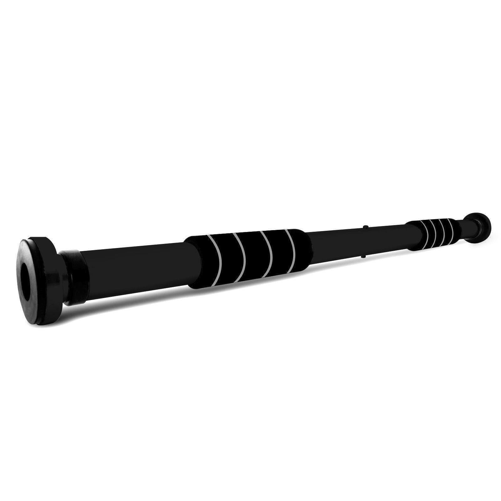 Pull Ups Bar for Home - Chin Up Pull Up Door Gym Exercise Bar Training Fitness Strength Bar Home Workout Black Exercise & Fitness - Tophatter Daily Deals