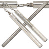 Chain Link Solid Steel Convertible Nunchaku & Night Stick Collectible Weapons - Tophatter Daily Deals