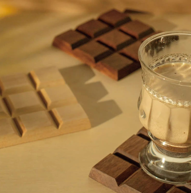 Chocolate Bar Coaster Decor - Tophatter Daily Deals