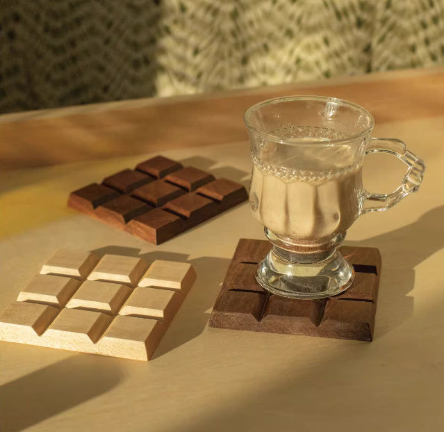 Chocolate Bar Coaster Decor - Tophatter Daily Deals
