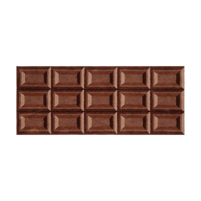 Chocolate Long Velvet Carpet Door Mat - Tophatter Daily Deals