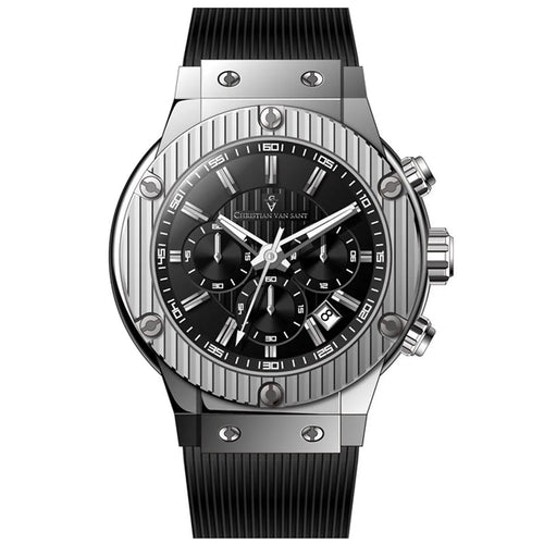 Christian Van Sant Men's Monarchy Black Dial Watch - CV8140 - 6 (36)