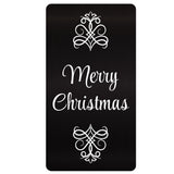 Custom Cane Engraving - Rectangle Black Anodized Aluminum - Christmas Special - Tophatter Daily Deals